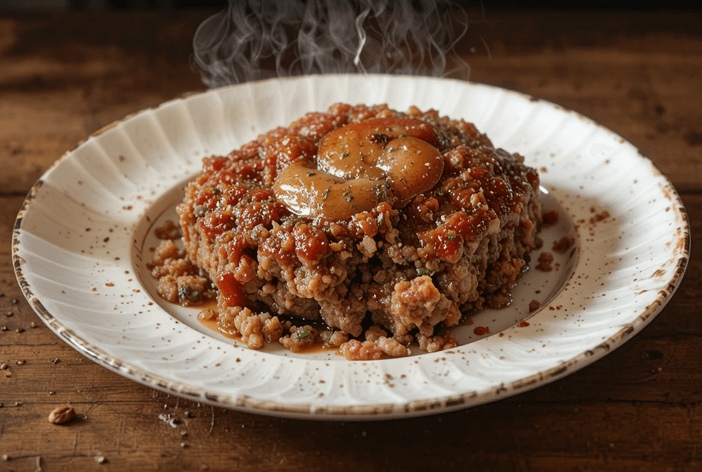 Stuffed Meatloaf on the Stovetop