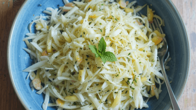 Fennel Slaw with Mint Vinaigrette