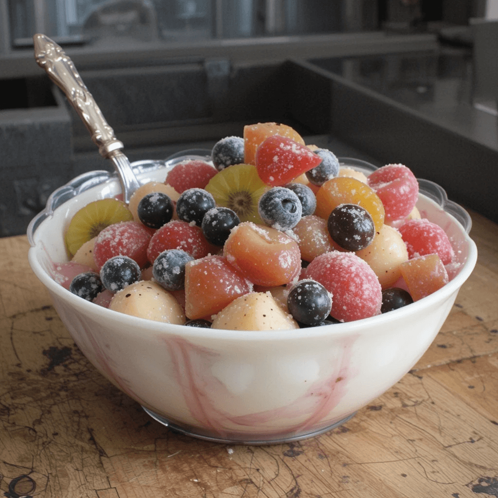 Nana’s Frozen Fruit Salad