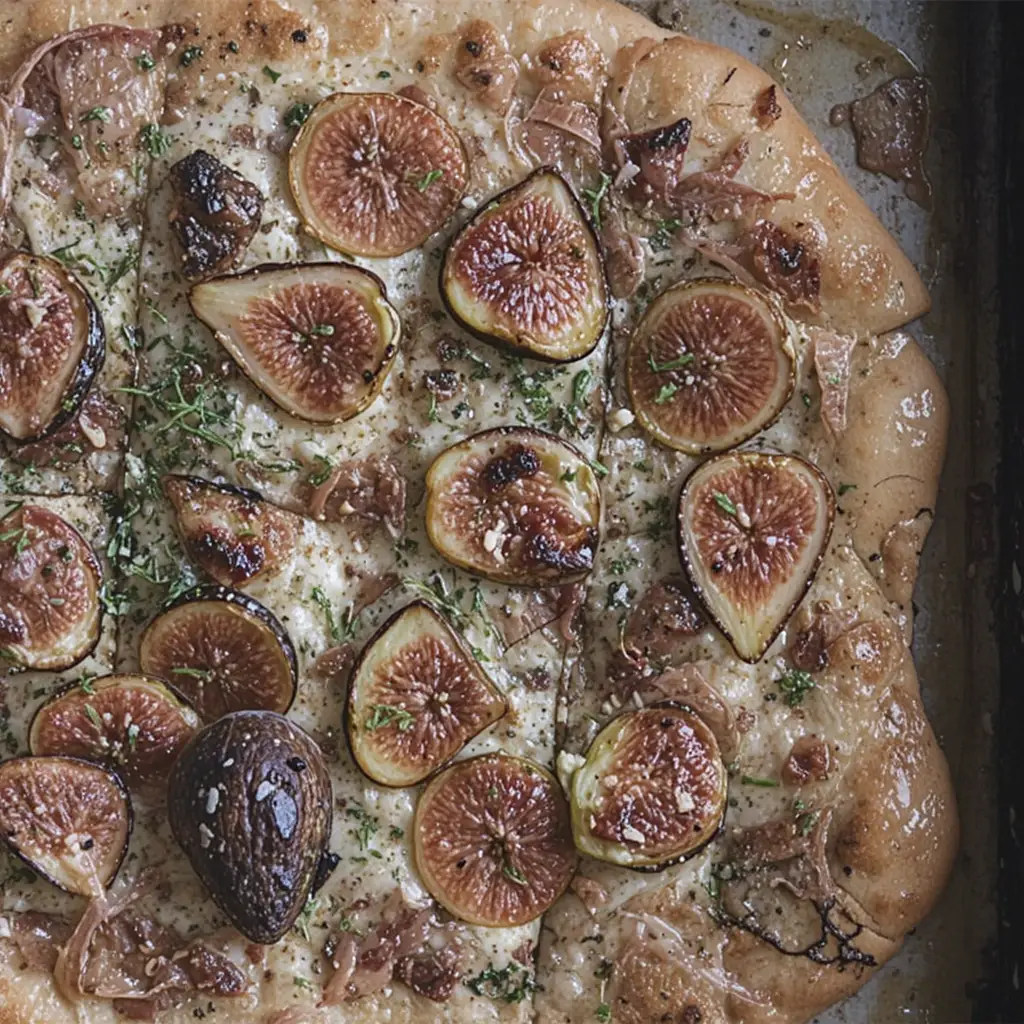 Fig, Prosciutto, and Goat Cheese Flatbread
