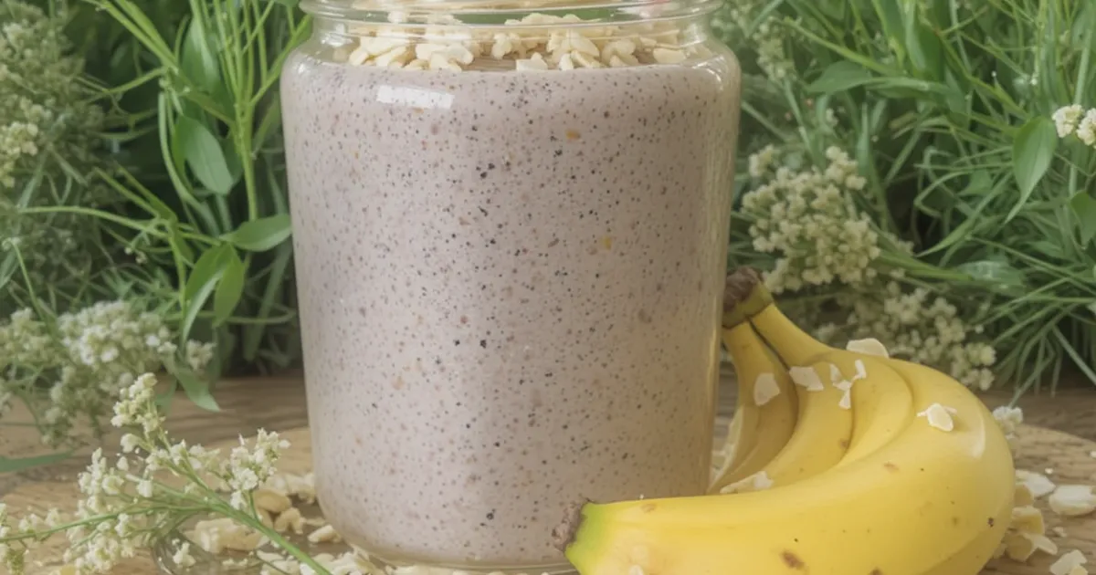 Chia and Banana Smoothie