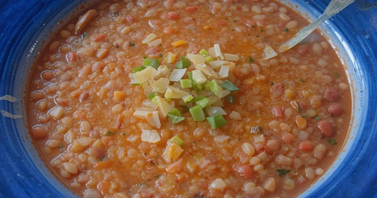 Healthy Red Lentil Soup Without Fat